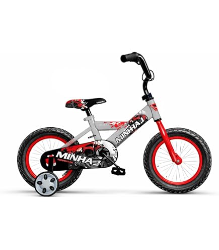Minhaj Sport 12 BMX Bicycle, 12-Inch Wheels, Yellow Blue Red Pink